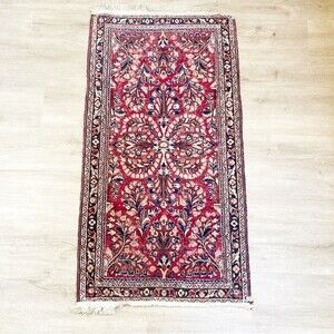 Turkish Rug, Hand Knotted, Vintage Oriental Carpet